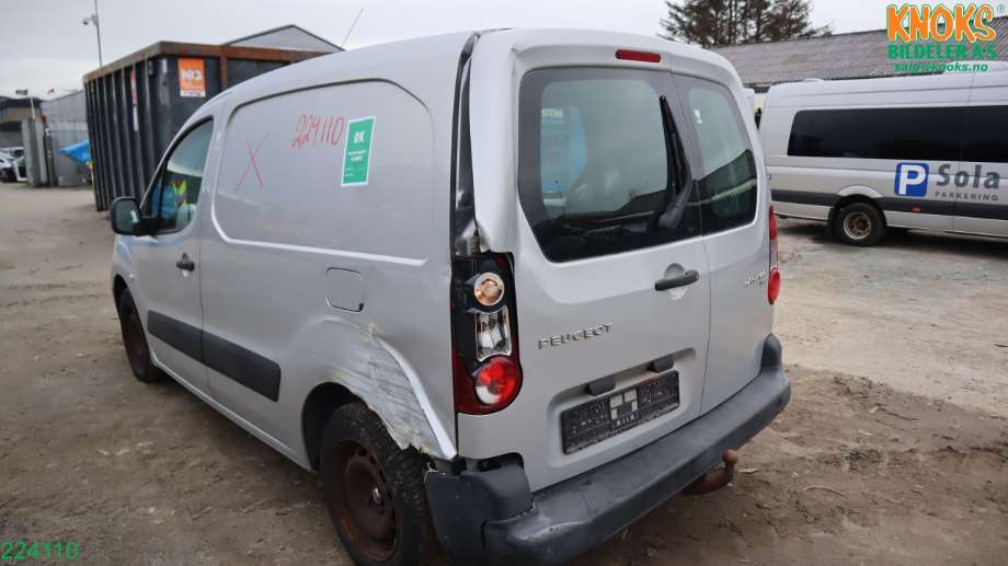Peugeot Partner 2008-2015 (Type II, Fase 1) , Motorkode: 9HF, Girkassekode:
