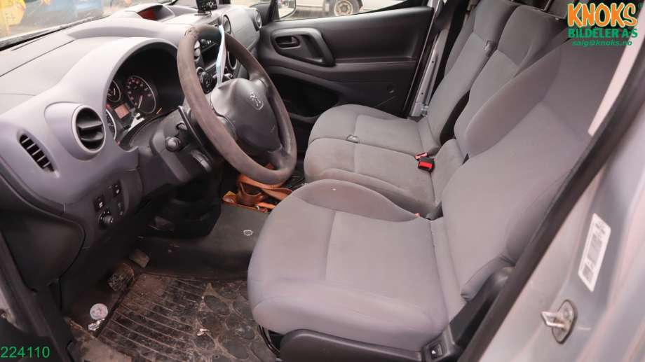 Peugeot Partner 2008-2015 (Type II, Fase 1) , Motorkode: 9HF, Girkassekode: