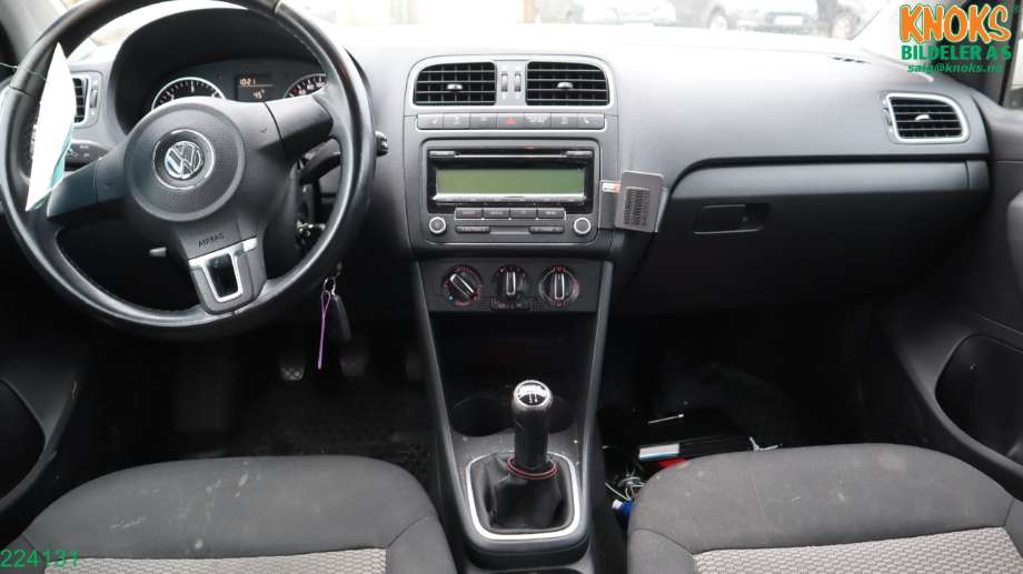 VW Polo 2009-2014 (Type V, Fase 1) , Motorkode: CFWA, Girkassekode: MNY