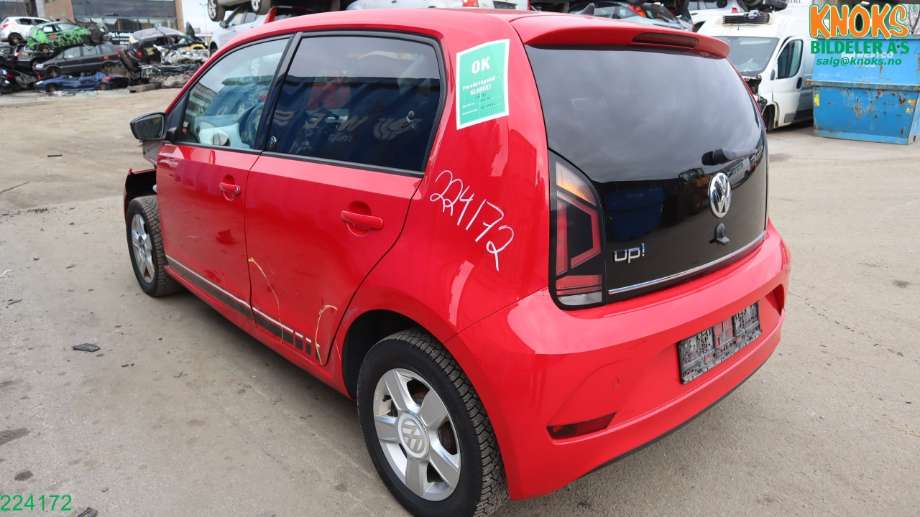 VW E-Up 2019-->> , Motorkode: CHYB, Girkassekode: RNZ