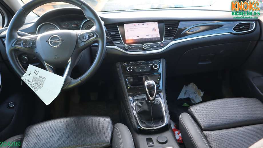 Opel Astra K 2015-->> , Motorkode: B16DTE, Girkassekode: MYJ