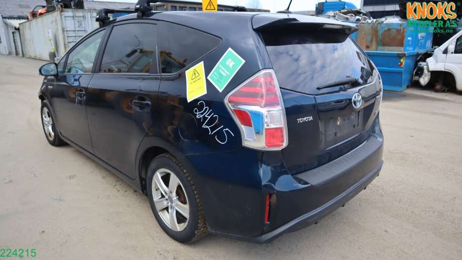 Toyota Prius +7 2012-2020 (Type III) (stasjonsvogn) (stasjonsvogn), Motorkode: 2ZR-FXE, Girkassekode: 