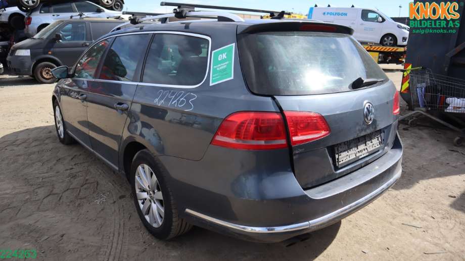 VW Passat 2011-2015 (B7) (B7), Motorkode: CFFB, Girkassekode: 