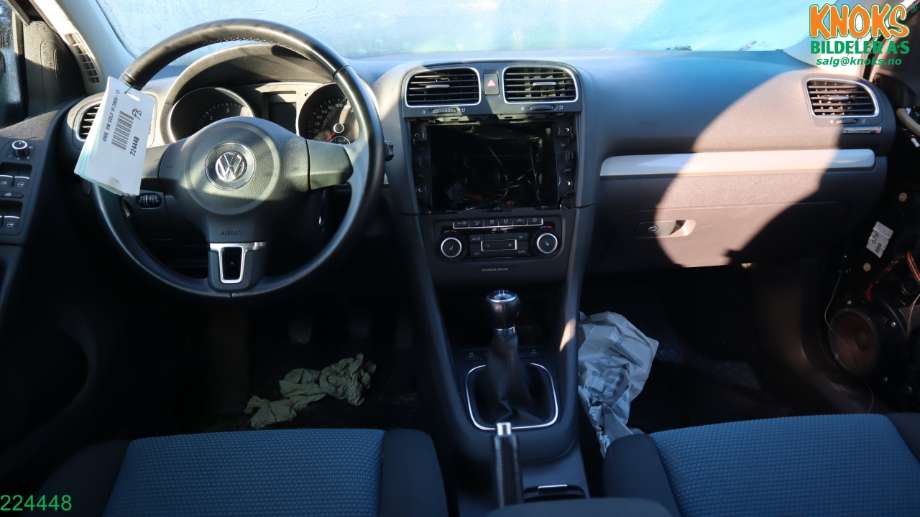 VW Golf VI 2008-2012 , Motorkode: CAYC, Girkassekode: MDZ