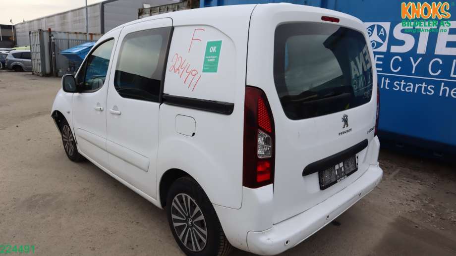 Peugeot Partner 2015-2019 (Type II, Fase 2) , Motorkode: BHY, Girkassekode: 