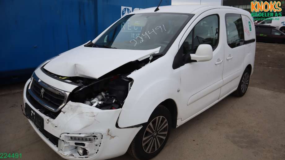 Peugeot Partner 2015-2019 (Type II, Fase 2) , Motorkode: BHY, Girkassekode: 
