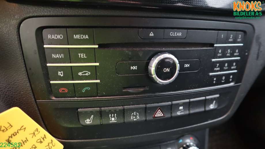 Mercedes B-Klasse 2011-2018 (W246) (W246), Motorkode: EM780.990, Girkassekode: 