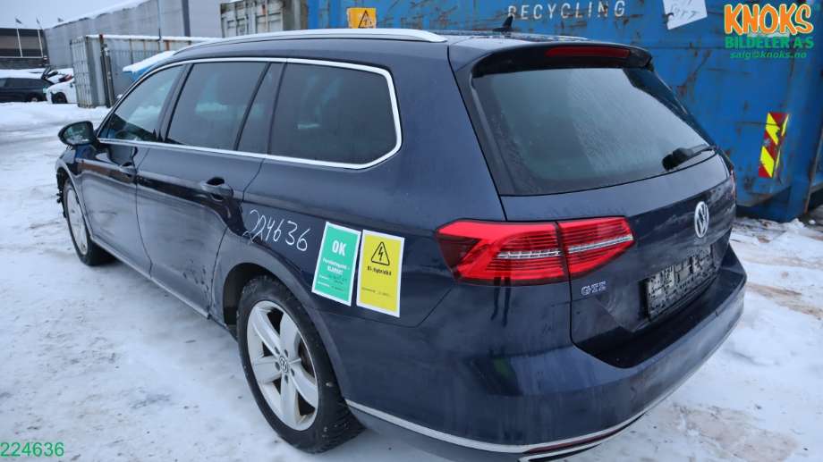 VW Passat 2015-2019 (Fase 1) (B8) (B8), Motorkode: CUKC, Girkassekode: SCB