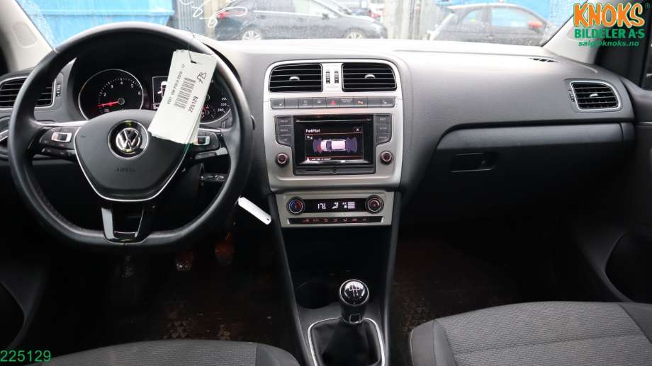 VW Polo 2014-2017 (Type V, Fase 2) , Motorkode: CJZC, Girkassekode: PED