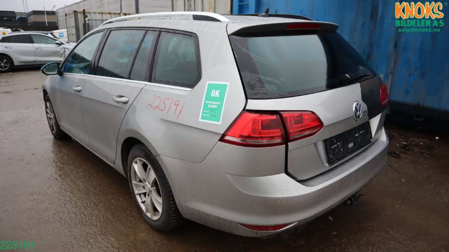 VW Golf VII 2012-2017 (Fase 1) , Motorkode: CRLB, Girkassekode: QMM