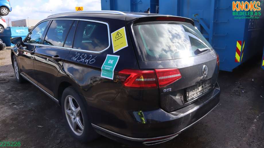 VW Passat 2015-2019 (Fase 1) (B8) (B8), Motorkode: CUKC, Girkassekode: RXG