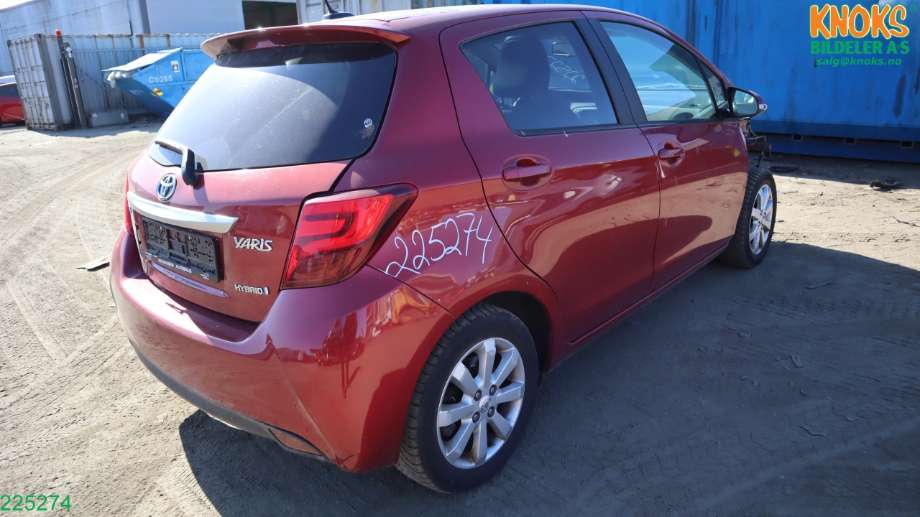Toyota Yaris 2012-2014 (Type III, Fase 1) delebil , Motorkode: 1NZ-FXE, Girkassekode: 