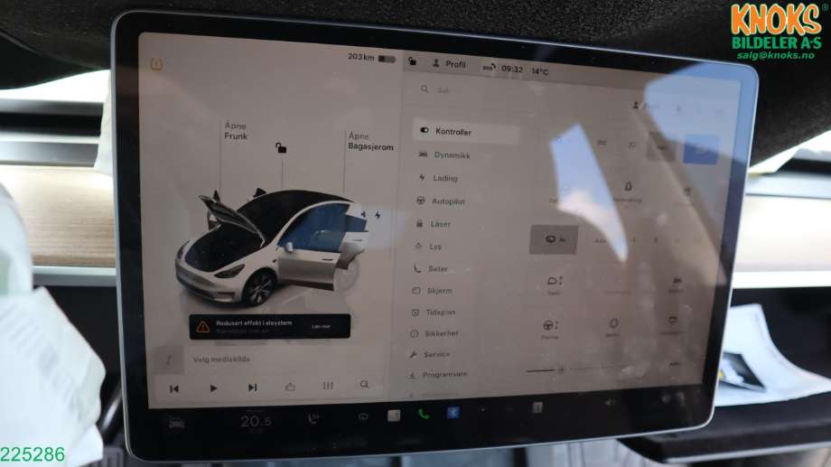 Tesla Model Y 2021-2024 (Type I) delebil , Motorkode: 3DU, Girkassekode: