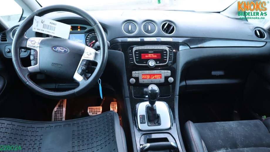 Ford S-Max 2010-2015 (Type I, Fase 2) , Motorkode: UFWA, Girkassekode: 