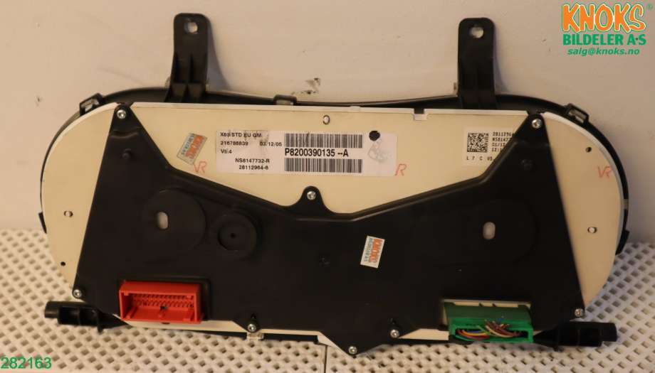 Instrumentpanel til Opel Vivaro A 2006-2014 (OPEL|93853407|)