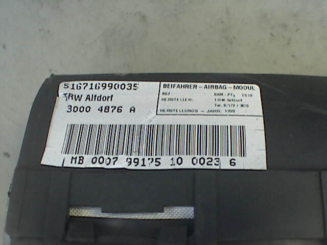 Airbag passasjer til Mercedes G-Wagen 1978-1989 (W460) (W460) (MERCEDES|)