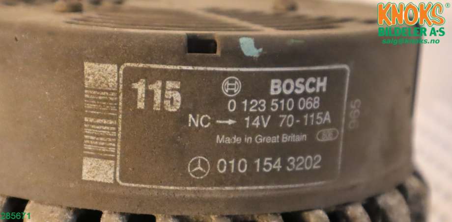 Dynamo til Mercedes G-Wagen 1978-1989 (W460) (W460) (MERCEDES|0123510068|0101543202|)