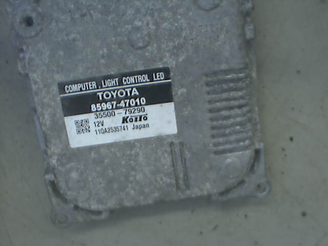 Styreenhet xenon/ballast til Toyota Prius, 2009-2016 (Type III) (COMBI) (COMBI) (TOYOTA|8596747010)
