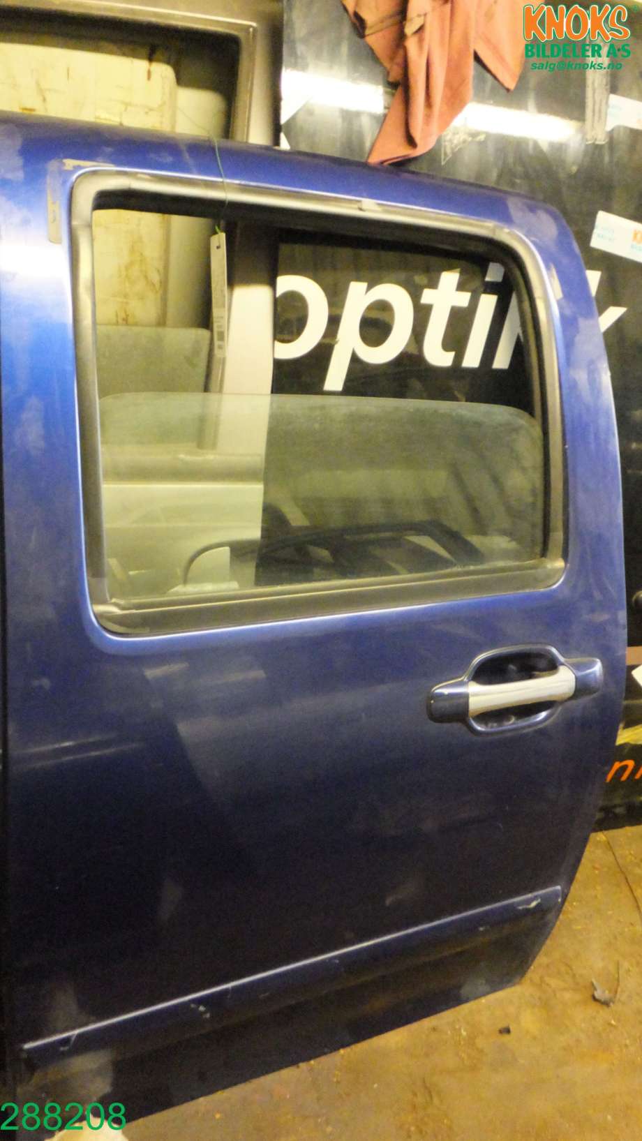 Dør venstre bak til Isuzu D-Max, 2007-2012 (Type I)  (ISUZU|8-98042-780-0)