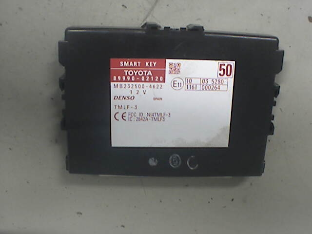 Styreenhet nøkkelfri/keyless til Toyota Auris 2010-2012 (Type I, Fase 2) (TOYOTA|8999002120|)