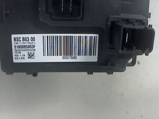 Styreenhet diverse til Peugeot 3008 2009-2016 (Type I)  (PEUGEOT|9665778480|)