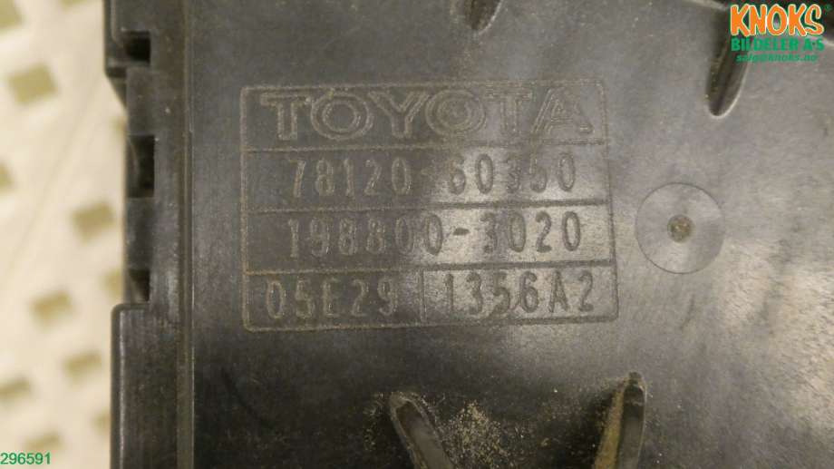 Pedal gass til Toyota Land Cruiser 120 2002-2009  (TOYOTA|7812060350|)