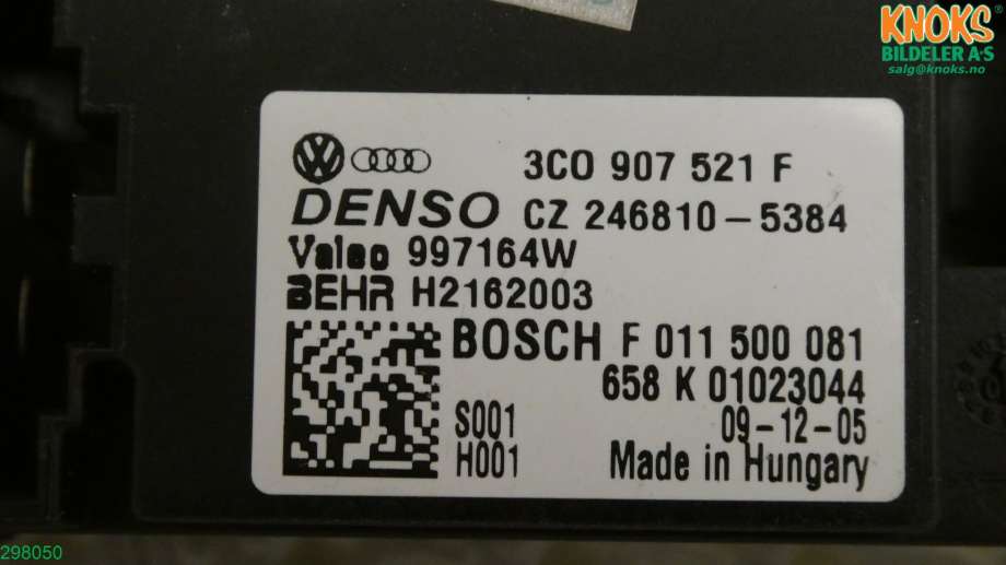 Varmeapparat motstand til VW Passat 2005-2010 (B6) (B6) (3C0907521F|)