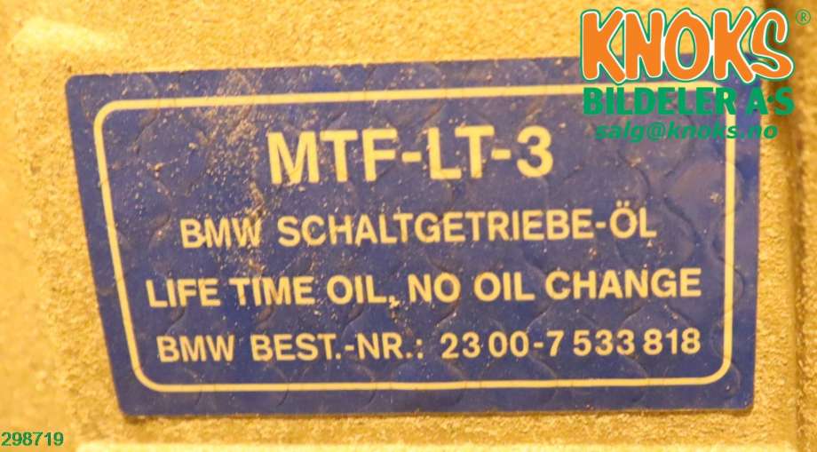 Girkasse manuell 6-trinn til BMW X1 2009-2015 (E84) (E84) (BMW|23 00 8 687 390|)