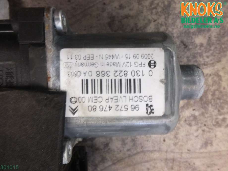 Ruteheis venstre til Peugeot 308 2007-2011 (Type I, Fase 1)  (PEUGEOT|9221CX|)