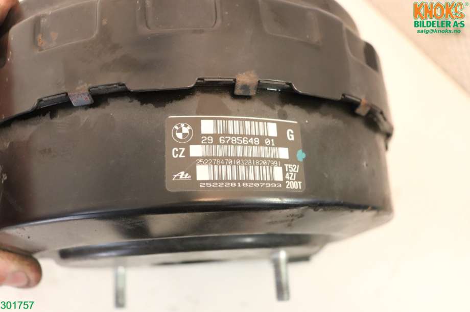 Bremsekraft-forsterker til BMW 3-Serie 2005-2011 (E90/E91/E92/E93) (E90/E91/E92/E93) (BMW|34 33 6 779 733|)