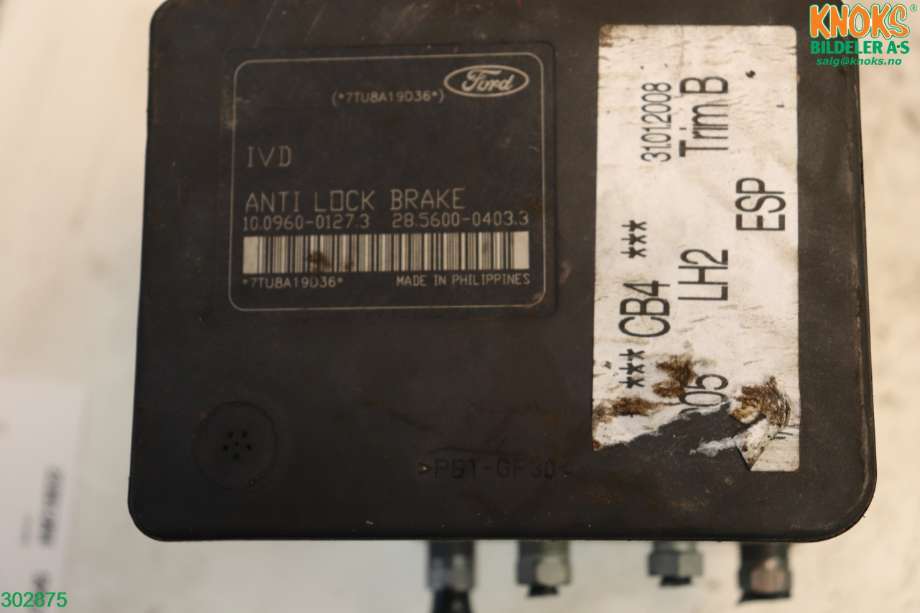 ABS sentral til Ford Focus 2008-2010 (Type II, Fase 2)  (FORD|8M512C405FA|)