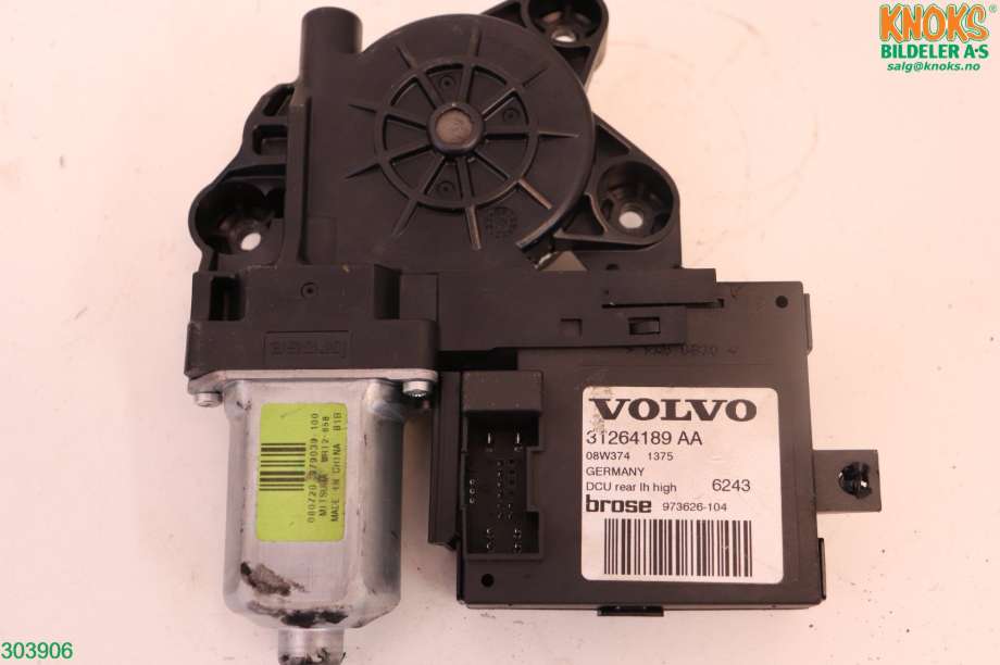 Ruteheis venstre bak til Volvo S40 2008-2012 (Type II, Fase 2) (VOLVO|31264375||31264189AA)