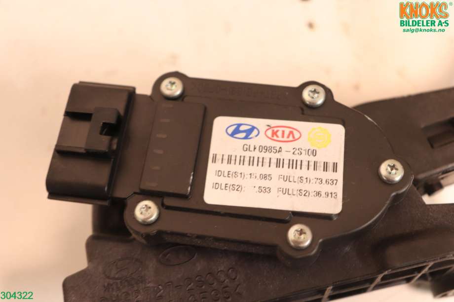 Pedal gass til Kia Sportage 2010-2016 (Type III)  (KIA|32700 2S100|)