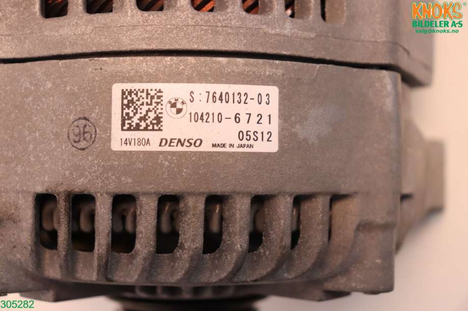 Dynamo til BMW 3-Serie 2012-2018 (F30/F31/F34) (F30/F31/F34) (BMW|12 31 7 640 132|)
