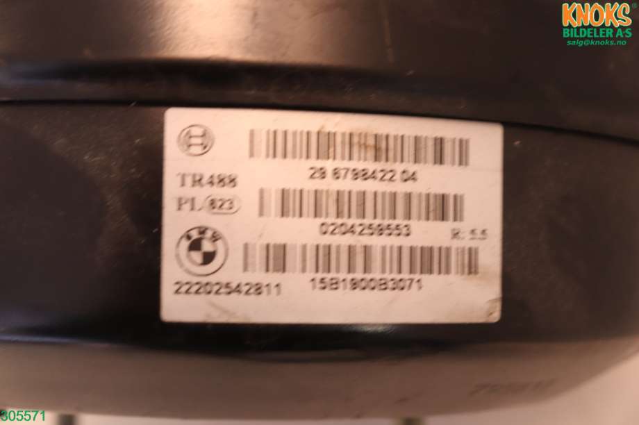 Bremsekraft-forsterker til BMW 3-Serie 2012-2018 (F30/F31/F34) (F30/F31/F34) (BMW|34 33 6 851 099|)
