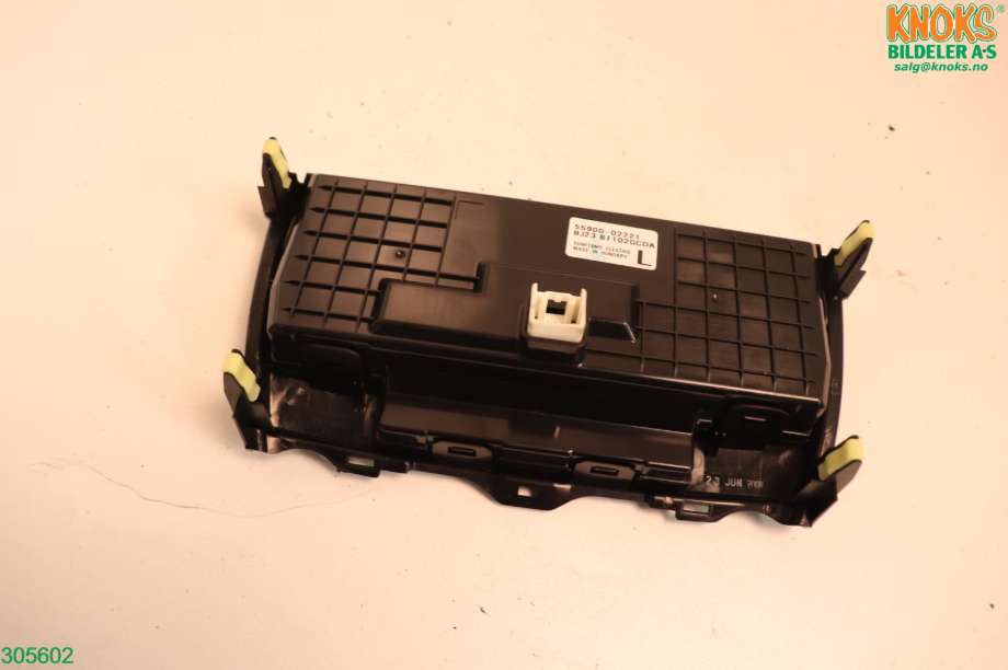 Varmeapparat betjening til Toyota Auris 2007-2010 (Type I, Fase 1)  (TOYOTA|5590002221|)