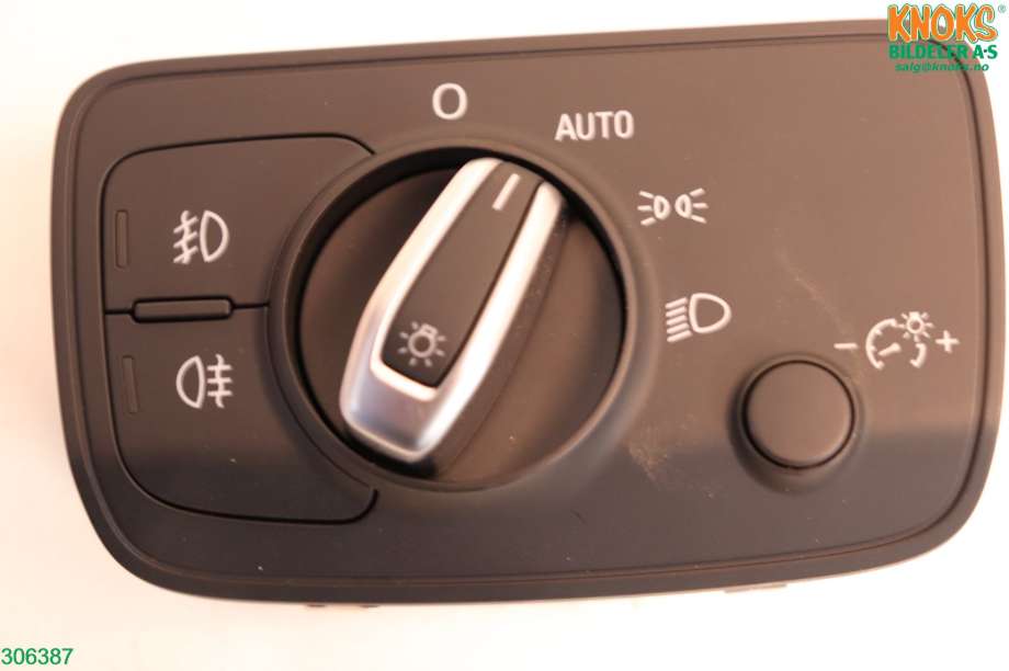 Bryter lys til Audi A3 2012-2016 (Type III, Fase 1) (AUDI|8V0 941 531 L|)