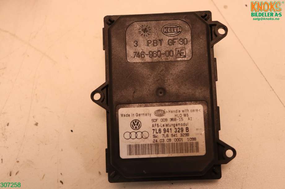 Styreenhet diverse til VW Tiguan, 2007-2011 (Type I, Fase 1)  (VOLKSWAGEN|7L6 941 329 B)