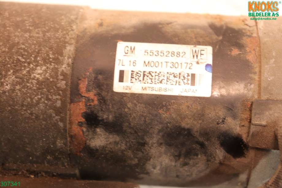 Starter diesel til Opel Astra H 2004-2009 (OPEL|93169020|)
