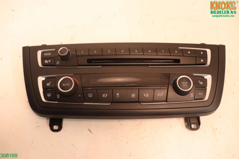 Varmeapparat betjening til BMW 3-Serie, 2012-2018 (F30/F31/F34) (F30/F31/F34) (BMW|64 11 9 354 146)
