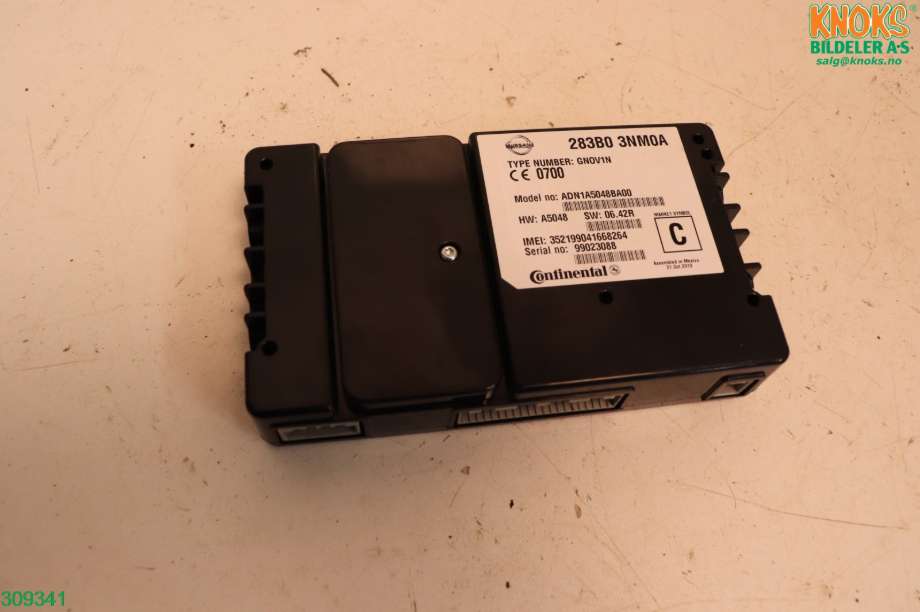 Styreenhet diverse til Nissan Leaf 2011-2017 (Type I) (NISSAN|283B03NM0A|)