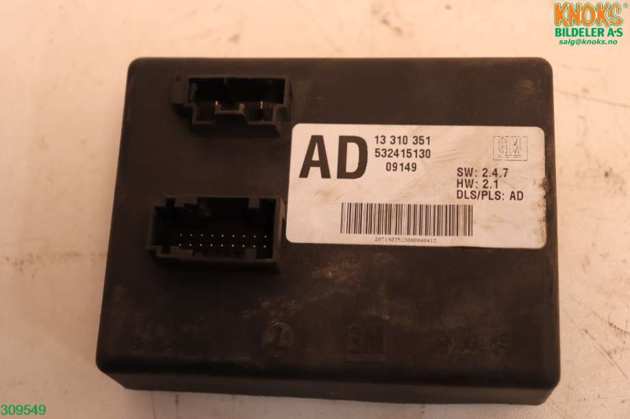Styreenhet hengerfeste til Opel Insignia A 2009-2014 (OPEL|13310351|)