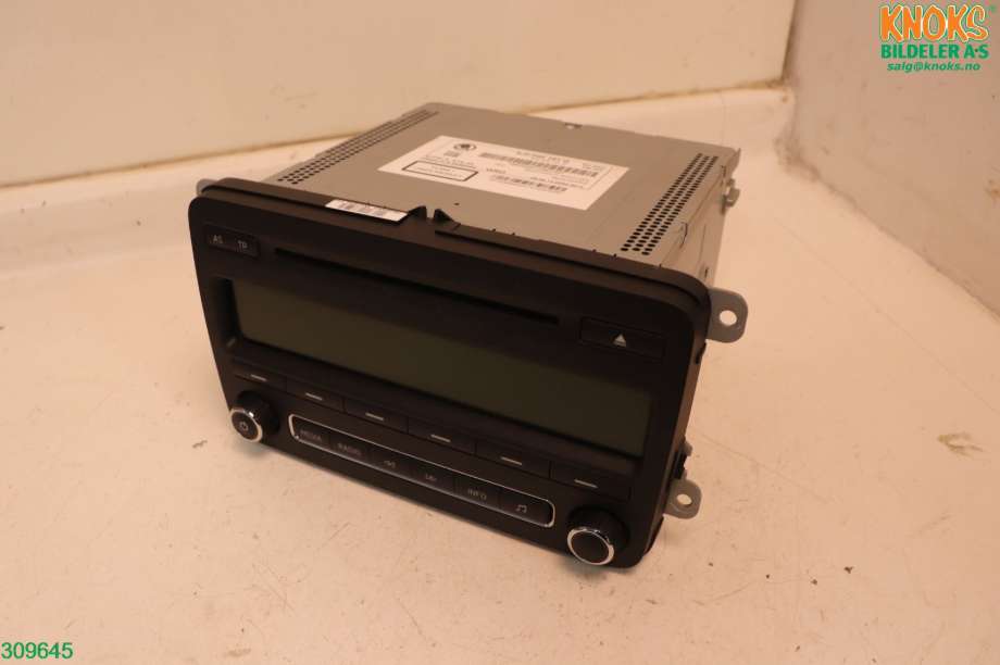 Bilstereo til Škoda Roomster, 2010-2015 (Fase 2) (SKODA|5J0 035 161 G)