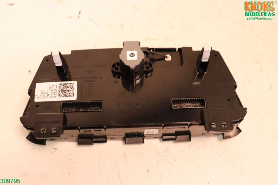 Varmeapparat betjening til Hyundai Ioniq Electric 2016-2019 (Fase 1)  (HYUNDAI|97250G 7060TKB|)