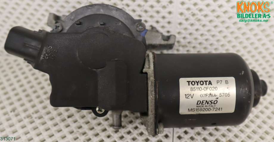 Viskermotor frontrute til Toyota Verso 2002-2004 (COROLLA) (COROLLA) (8511013100|)