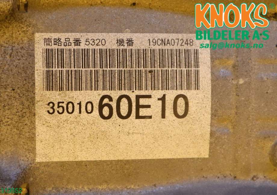 Girkasse automat til Toyota Land Cruiser 150 2014-->> (Fase 2)  (TOYOTA|3500060E60|)