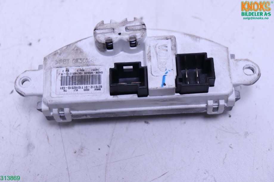 Varmeapparat motstand til BMW 3-Serie 2012-2018 (F30/F31/F34) (F30/F31/F34) (BMW|64 11 9 276 112|)