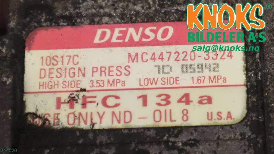 Aircondition kompressor til Land Rover Range Rover 2002-2012 (Type III)  (LAND-ROVER|JPB000110|XH4219D623AA|)