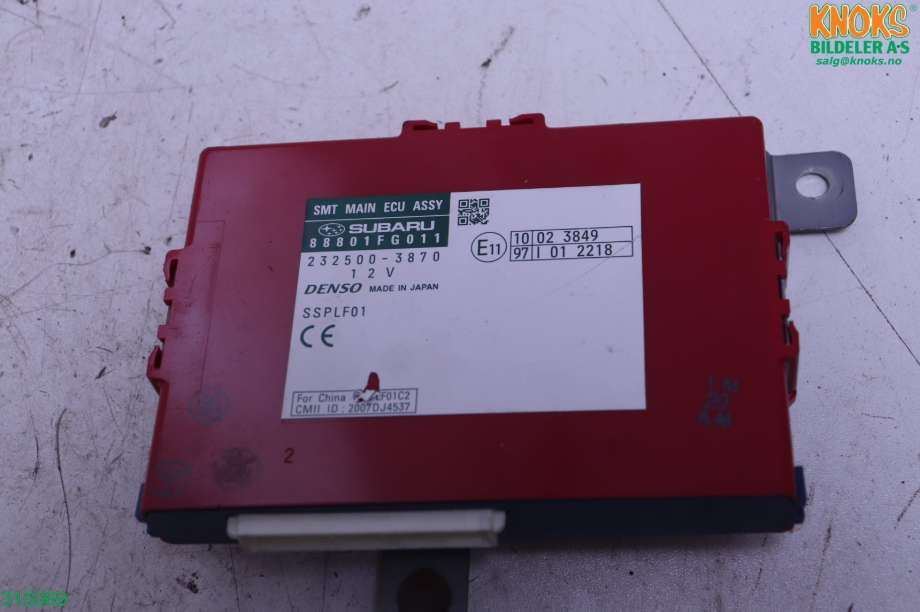 Styreenhet nøkkelfri/keyless til Subaru Forester, 2008-2013 (Type III)  (SUBARU|88801FG011)