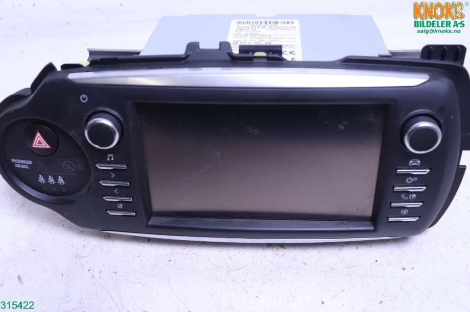 Bilstereo til Toyota Yaris, 2014-2020 (Type III, Fase 2) (TOYOTA|861400D340)